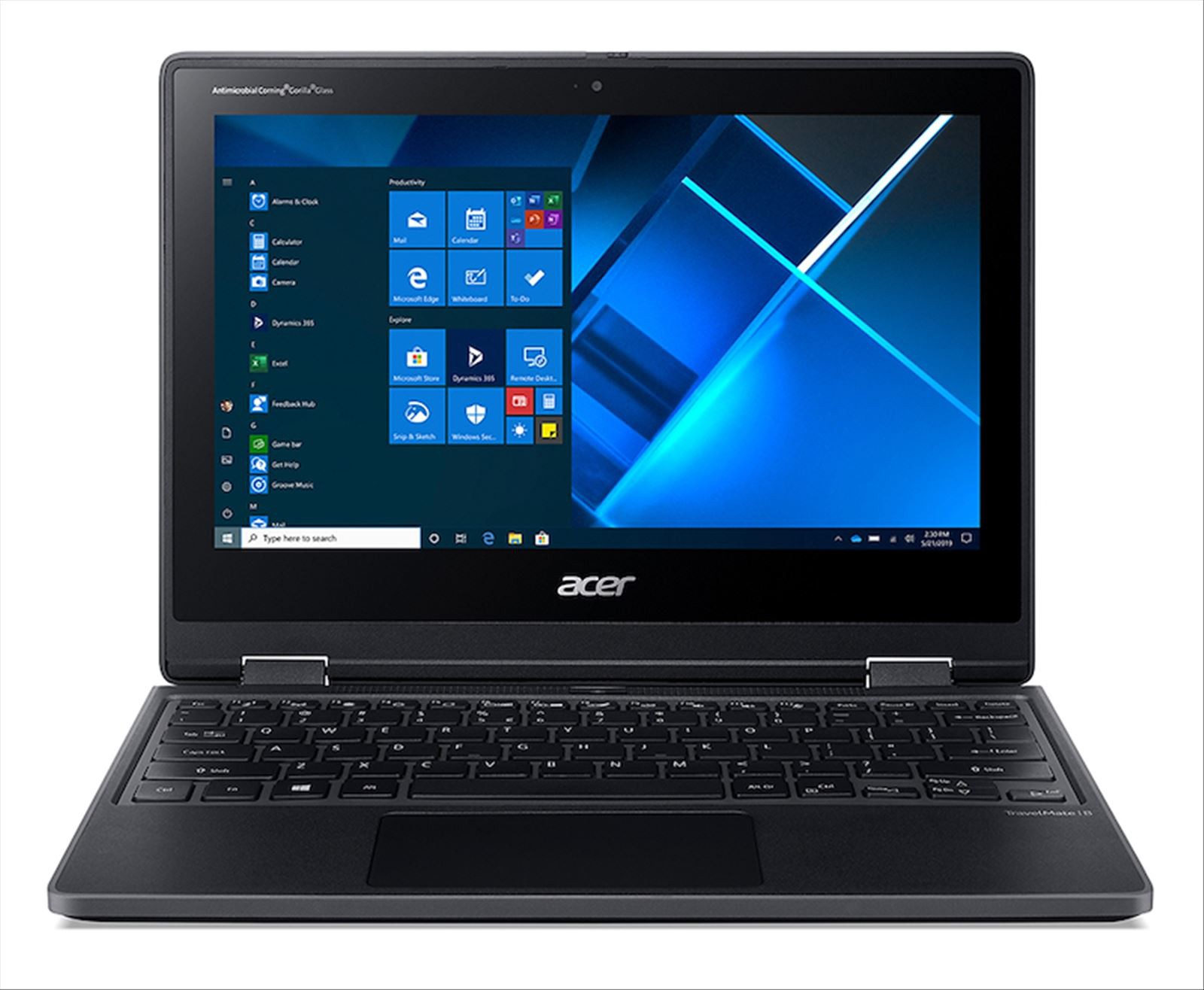 Acer TravelMate Spin B3 TMB311R-31-C6G1 Ibrido (2 in 1) 29,5 cm (11.6") Touch screen HD Intel® Celeron® N 4 GB DDR4-SDRAM 64 GB eMMC Wi-Fi 5 (802.11ac) Windows 10 Pro Nero