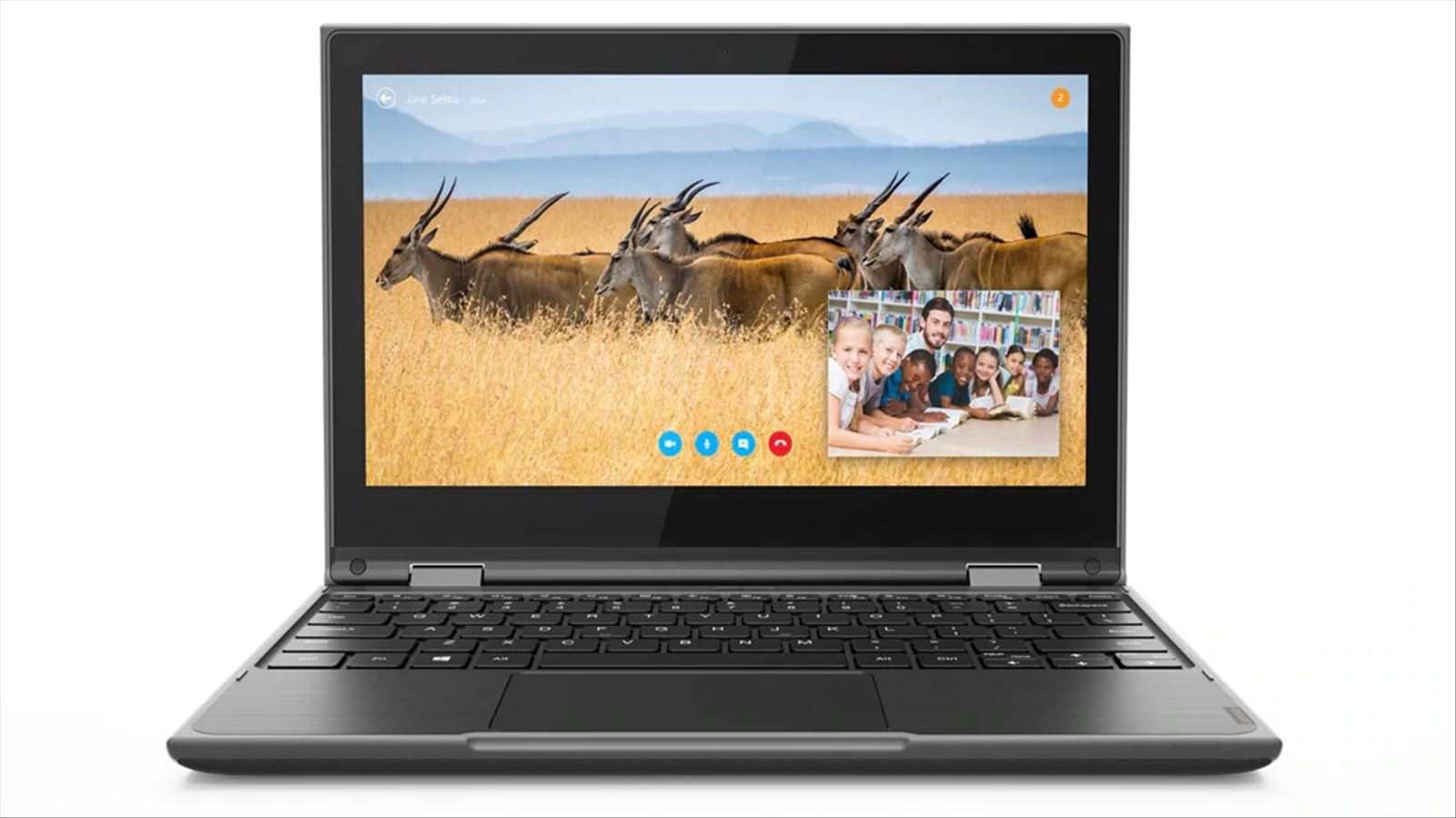 Lenovo 300e Ibrido (2 in 1) 29,5 cm (11.6") Touch screen HD Intel® Celeron® N 4 GB LPDDR4-SDRAM 128 GB SSD Wi-Fi 5 (802.11ac) Windows 10 Pro Nero